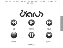 Tablet Screenshot of ikarusmusic.com